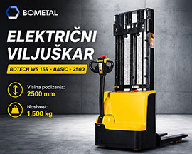 Paletar 1,5T- ELEKTRIČNI PWS10/15S (viljuškar)